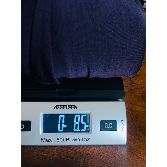 Morgane Le Fay Knit Jersey Mini Flare Skirt Dress Size Small in Dark Purple - Picture 13 of 13